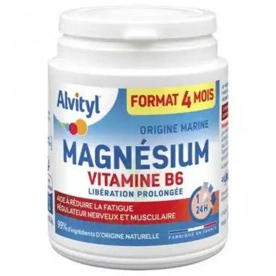 Alvityl Magnésium Vitamine B6 Libération Prolongée Comprimés Lp Pot/120 à DIGNE LES BAINS